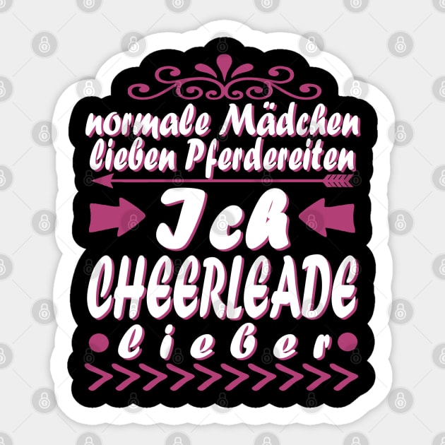Cheerleader Pompoms Sport Mädchen Squads Idee Sticker by FindYourFavouriteDesign